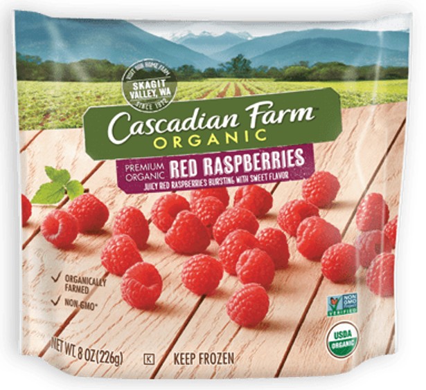Frambuesas rojas, 8 oz